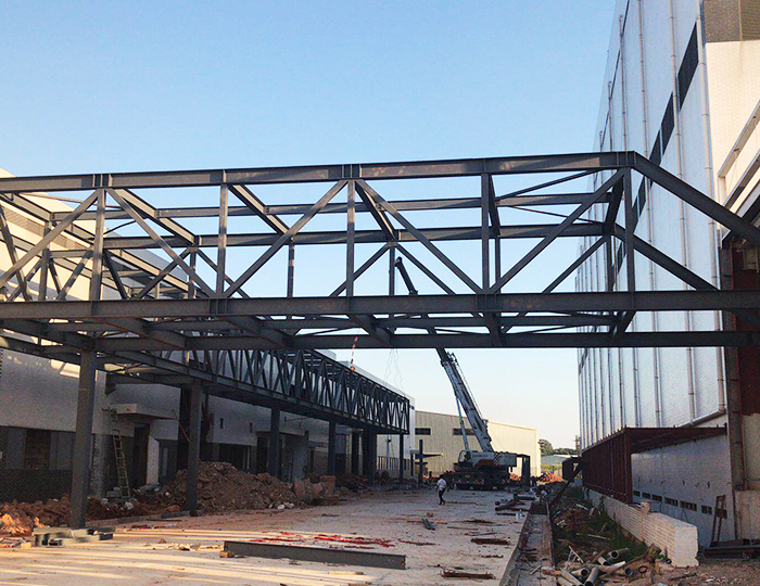 三全食品華南基地鋼結構工程低溫輸送走廊